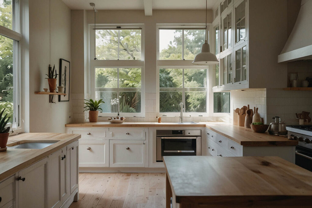 bright and airy kitchen 3