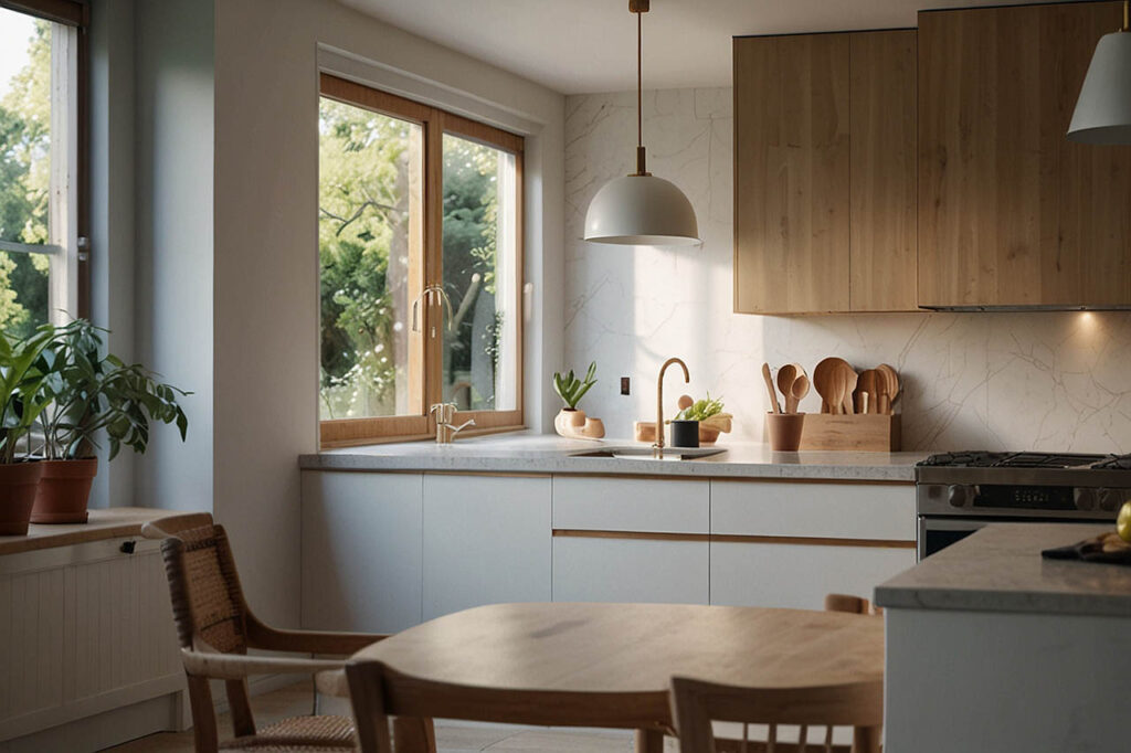 bright and airy kitchen 4